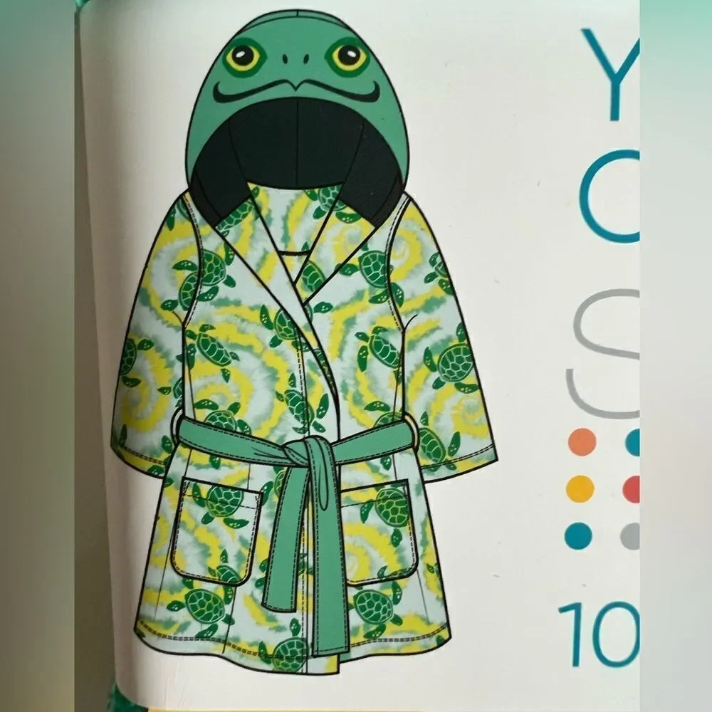 NWT Sainteve Turtle Youth Beach Cover-Up